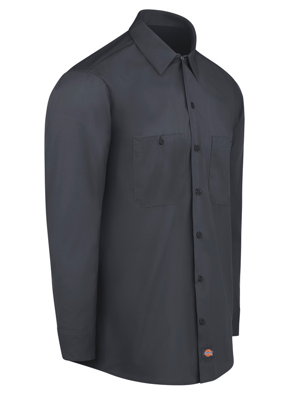 Men's Industrial Long-Sleeve Work Shirt - Front