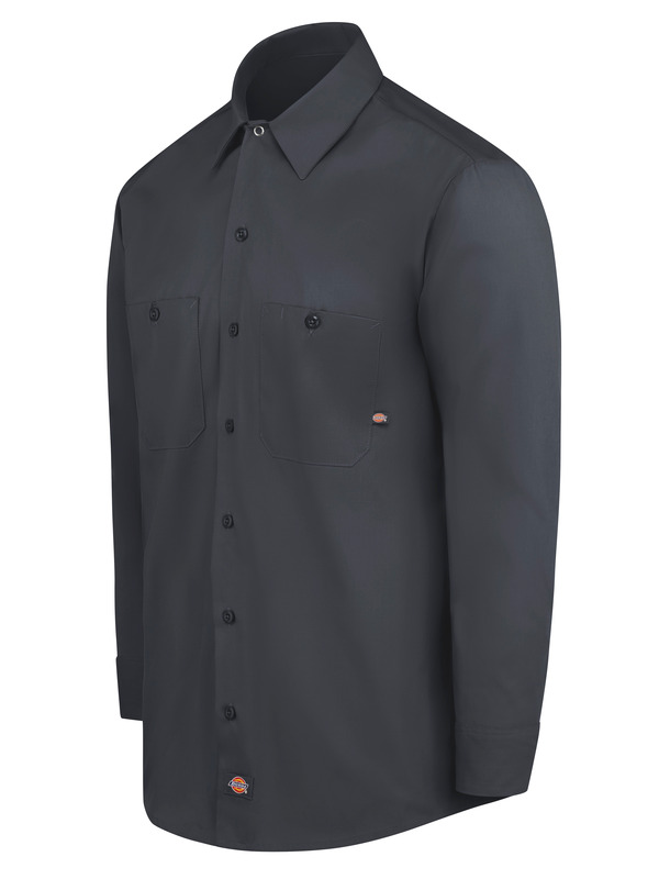 Men's Industrial Long-Sleeve Work Shirt - Front