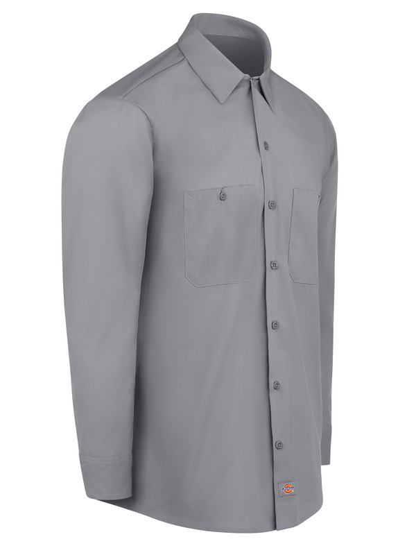 Men's Industrial Long-Sleeve Work Shirt - Front