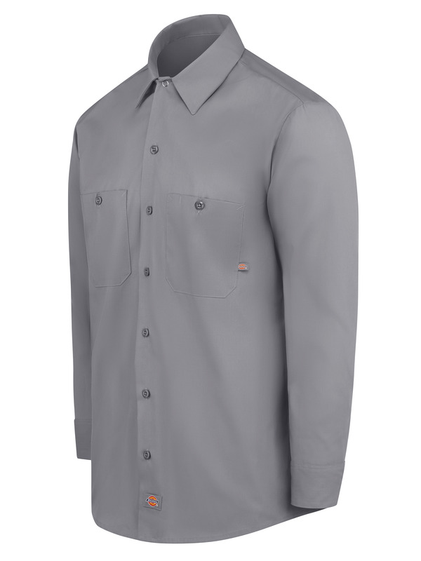 Men's Industrial Long-Sleeve Work Shirt - Front