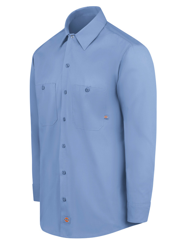 Men's Industrial Long-Sleeve Work Shirt - Front
