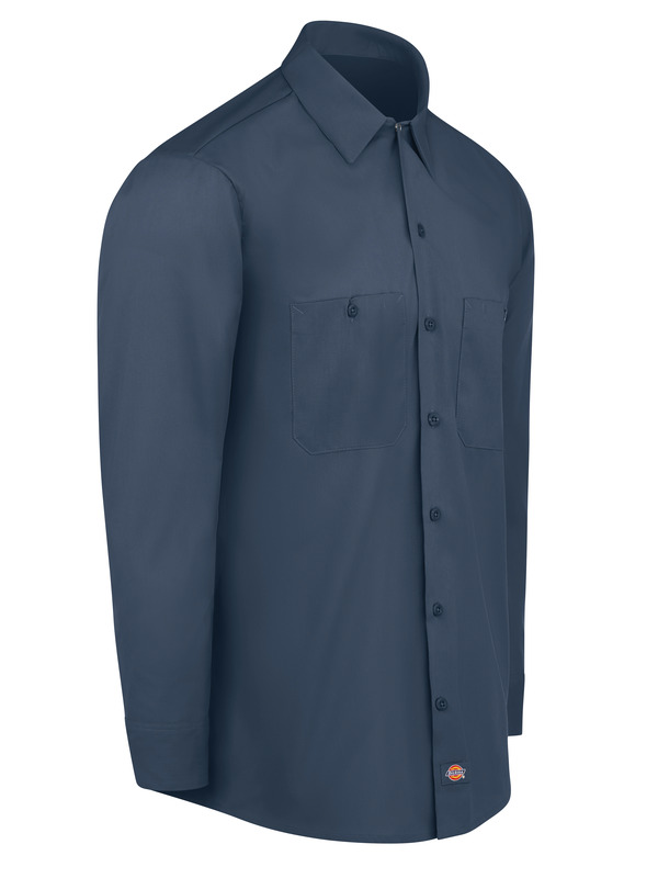 Men's Industrial Long-Sleeve Work Shirt - Front