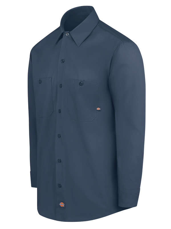 Men's Industrial Long-Sleeve Work Shirt - Front