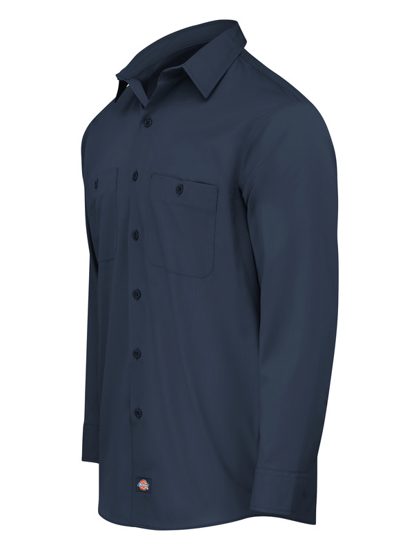 Men's Industrial WorkTech Ventilated Long-Sleeve Work Shirt With Cooling Mesh - Front
