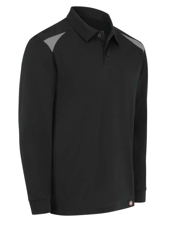 Men's Team Performance Long-Sleeve Polo - Front