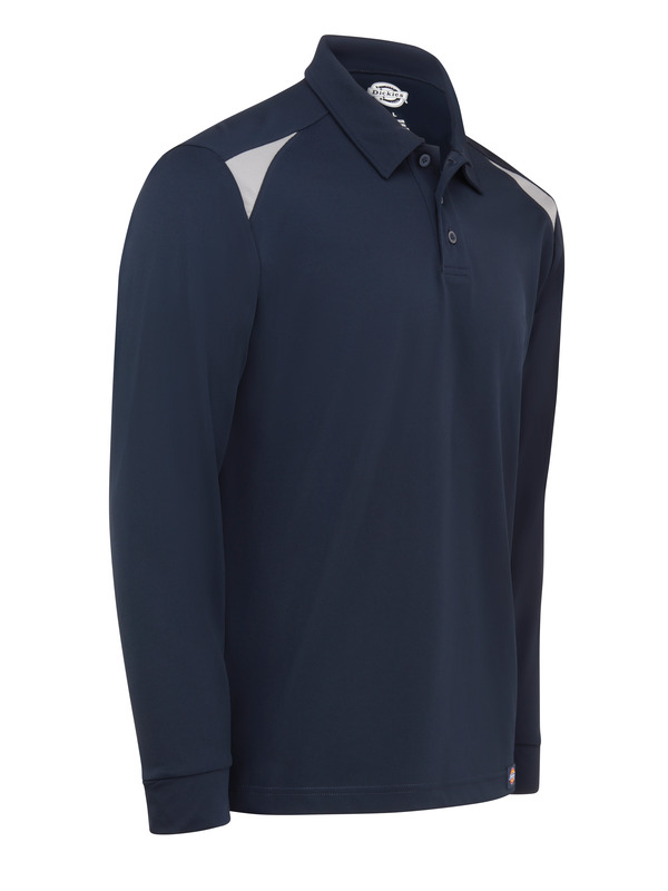 Men's Team Performance Long-Sleeve Polo - Front