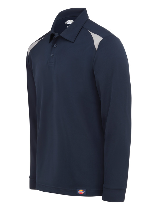 Men's Team Performance Long-Sleeve Polo - Front