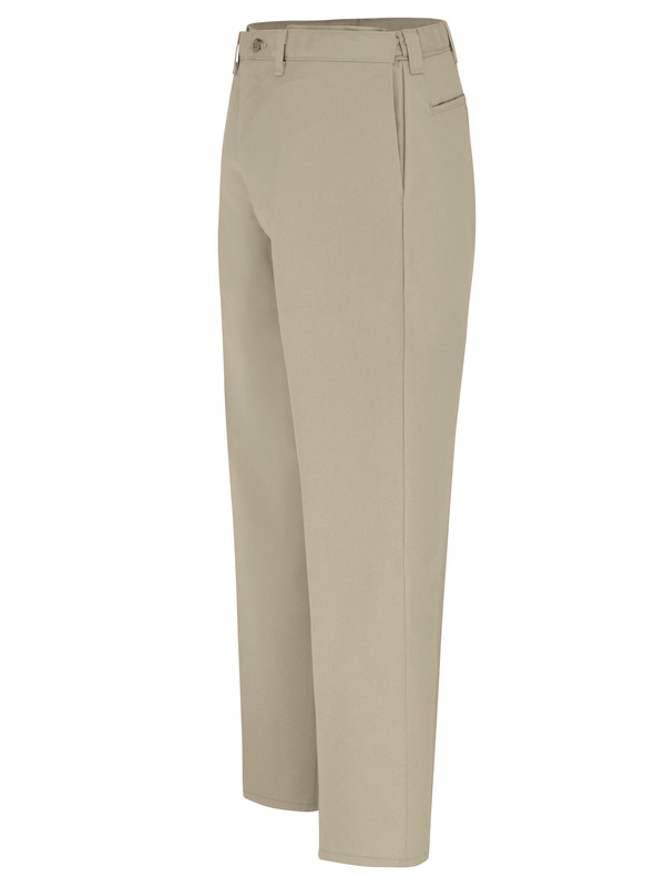 Men's Industrial Flat Front Comfort Waist Pant - Front
