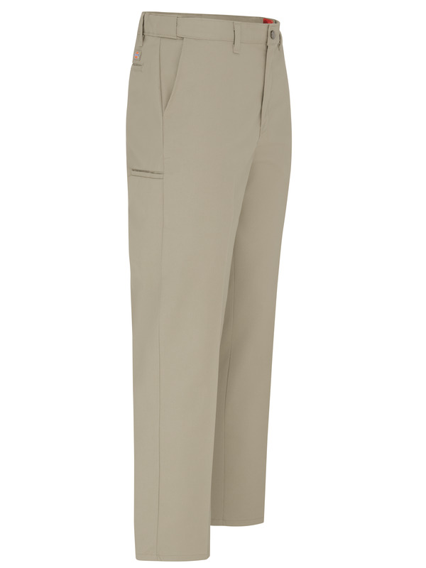Men's Premium Industrial Flat Front Comfort Waist Pant - Front