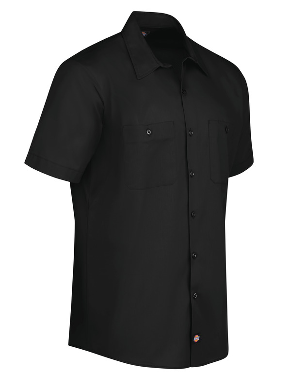 Men's Industrial WorkTech Ventilated Short-Sleeve Work Shirt With Cooling Mesh - Front