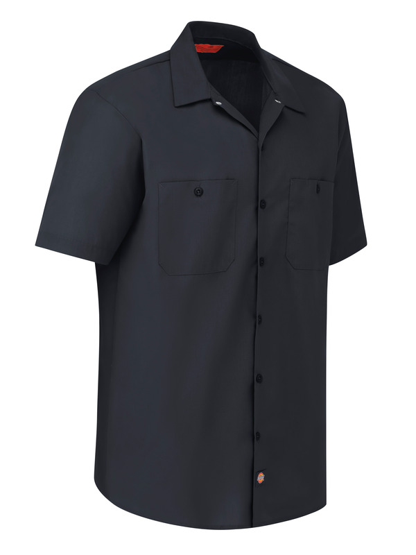 Men's Industrial Short-Sleeve Work Shirt - Front