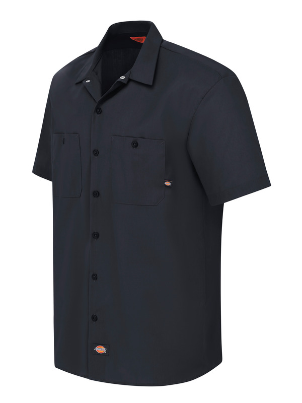 Men's Industrial Short-Sleeve Work Shirt - Front