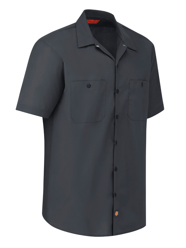 Men's Industrial Short-Sleeve Work Shirt - Front