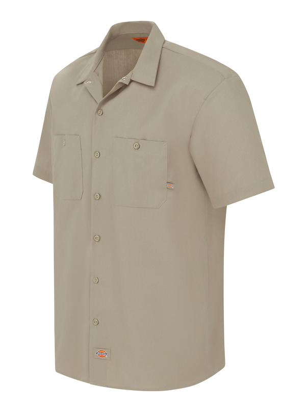 Men's Industrial Short-Sleeve Work Shirt - Front