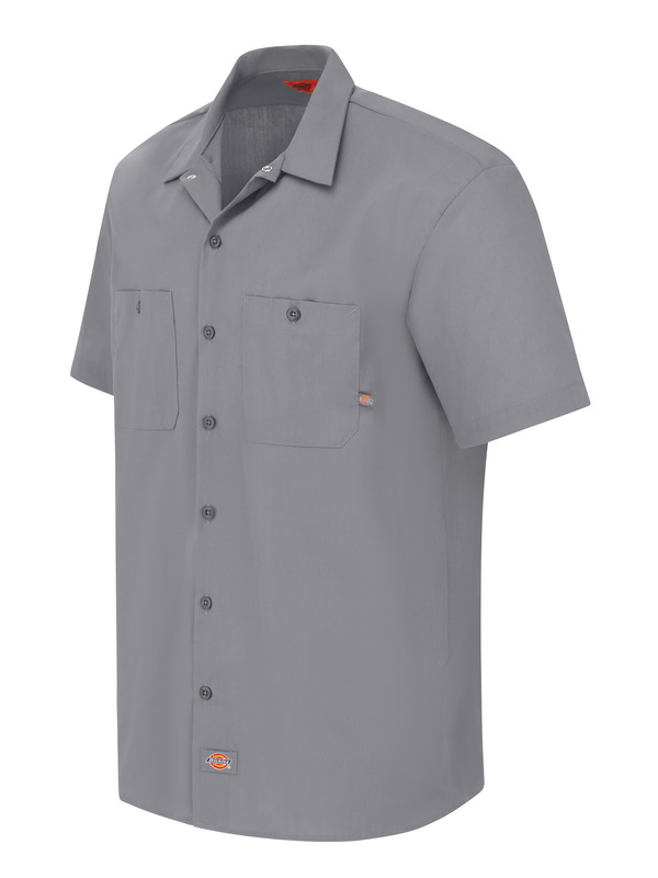 Men's Industrial Short-Sleeve Work Shirt - Front