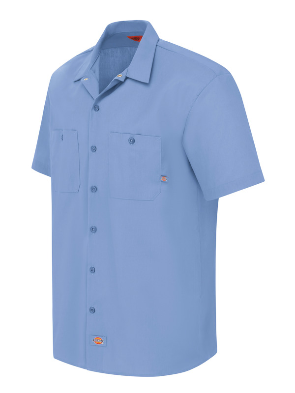 Men's Industrial Short-Sleeve Work Shirt - Front