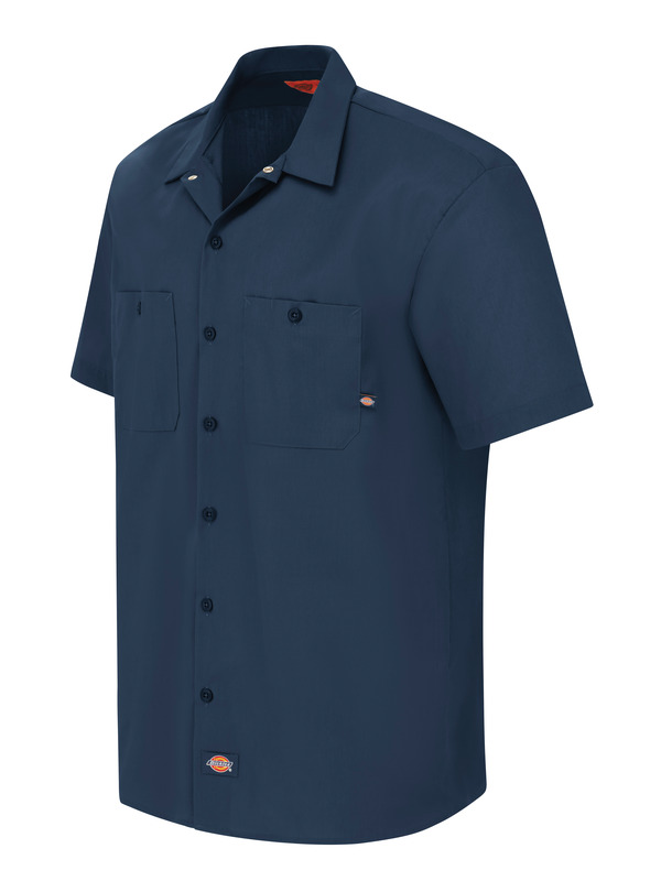 Men's Industrial Short-Sleeve Work Shirt - Front