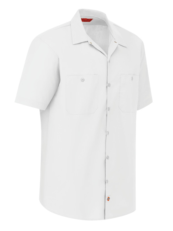 Men's Industrial Short-Sleeve Work Shirt - Front