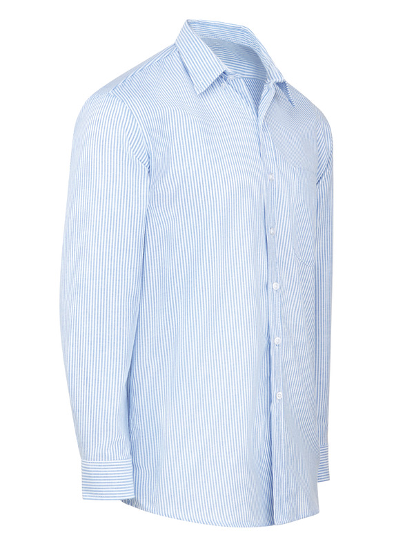 Men's Button-Down Long-Sleeve Oxford Shirt - Front