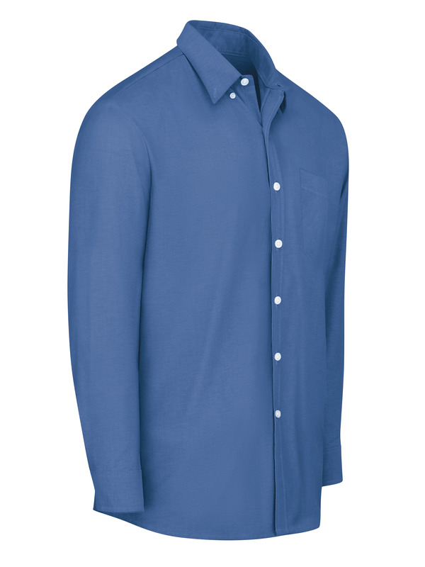 Men's Button-Down Long-Sleeve Oxford Shirt - Front