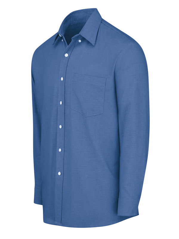 Men's Button-Down Long-Sleeve Oxford Shirt - Front
