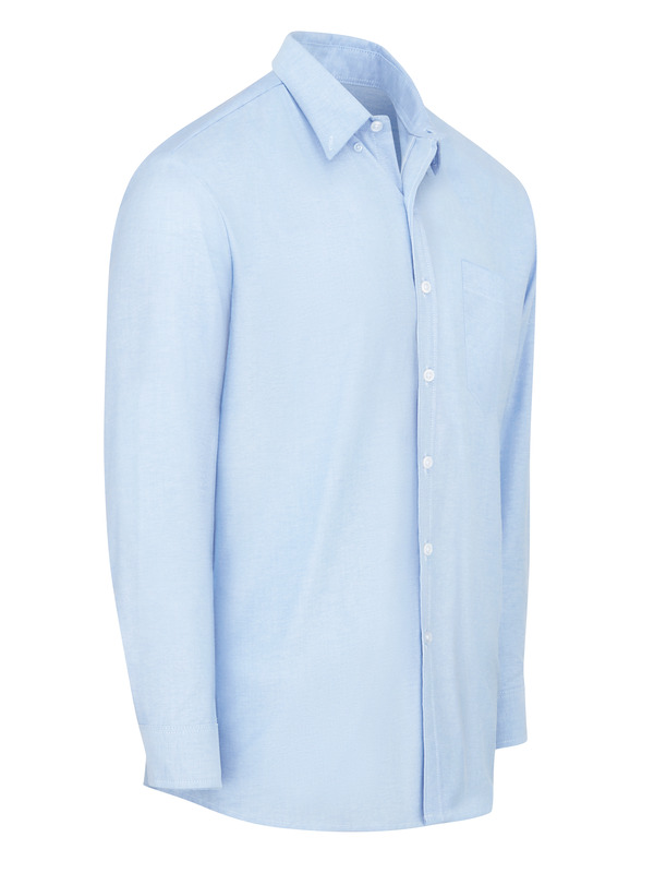 Men's Button-Down Long-Sleeve Oxford Shirt - Front