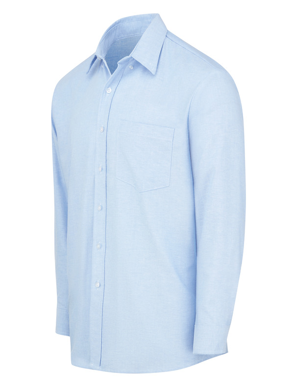 Men's Button-Down Long-Sleeve Oxford Shirt - Front