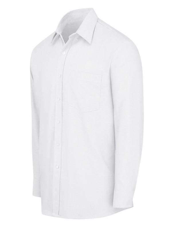 Men's Button-Down Long-Sleeve Oxford Shirt - Front