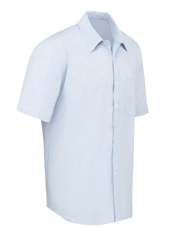 Men's Button-Down Oxford Short-Sleeve Shirt - Front