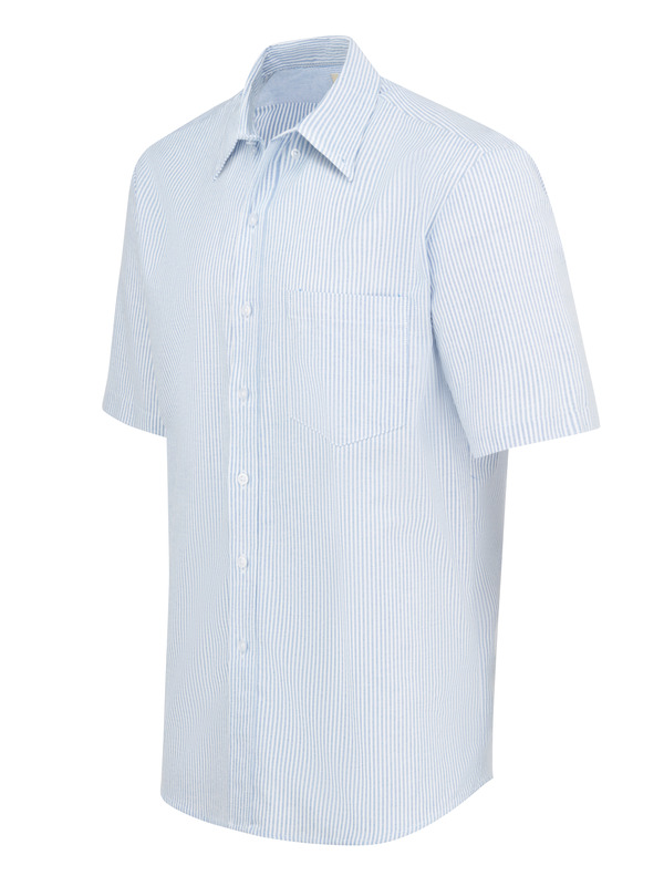 Men's Button-Down Oxford Short-Sleeve Shirt - Front