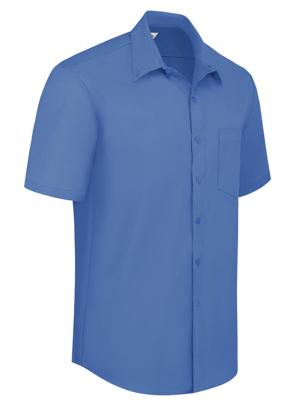 Men's Button-Down Oxford Short-Sleeve Shirt - Front