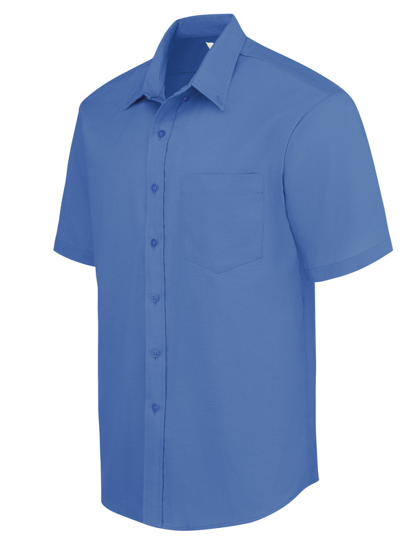 Men's Button-Down Oxford Short-Sleeve Shirt - Front