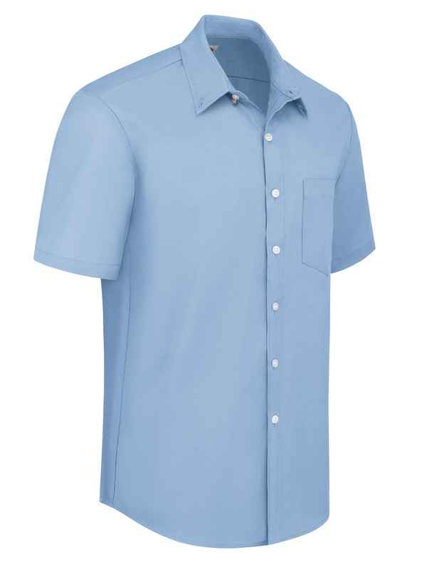 Men's Button-Down Oxford Short-Sleeve Shirt - Front