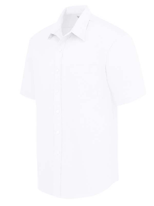 Men's Button-Down Oxford Short-Sleeve Shirt - Front