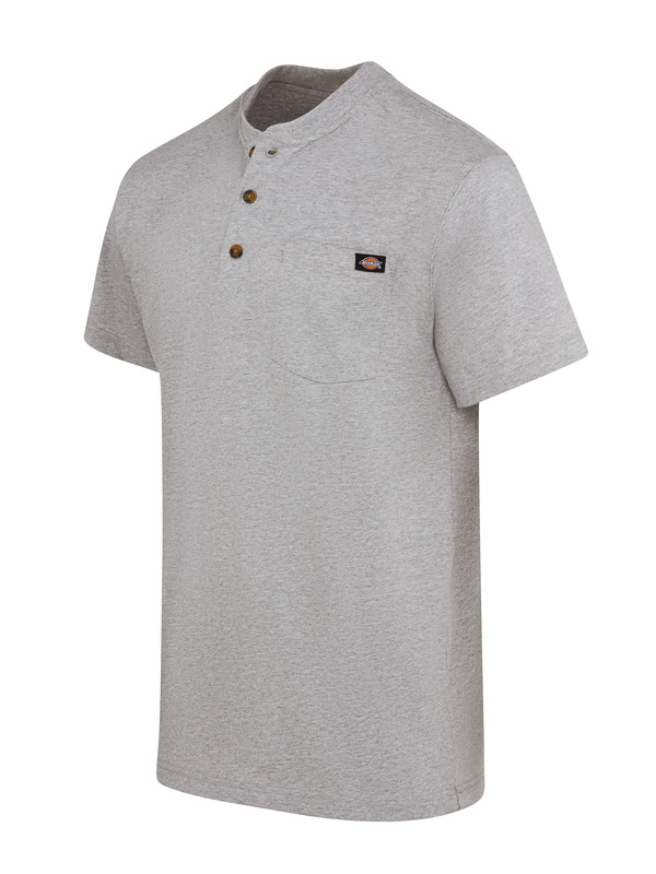 Men's Short-Sleeve Traditional Heavyweight Henley - Front