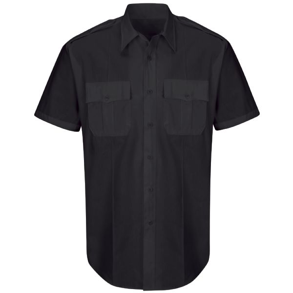 Product Shot - New Dimension® Plus Short Sleeve Poplin Shirt