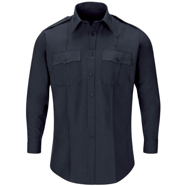 Horace Men's Long Sleeve Sentry 100% Polyester Uniform Shirt_Police_Security_EMS 