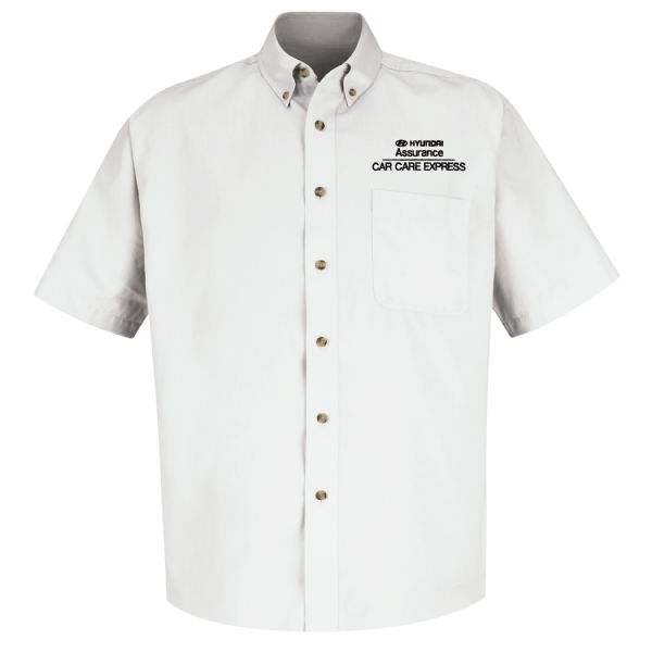 Hyundai® Assurance Car Care Express Men's Short Sleeve Meridian Performance Twill Shirt Hyundai® Assurance Car Care Express Men's Short Sleeve Meridian Performance Twill Shirt
