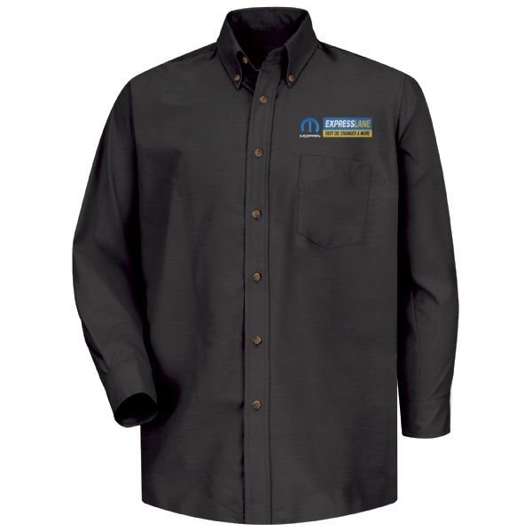 Mopar® Express Lane Men's Long Sleeve Poplin Dress Shirt Mopar® Express Lane Men's Long Sleeve Poplin Dress Shirt