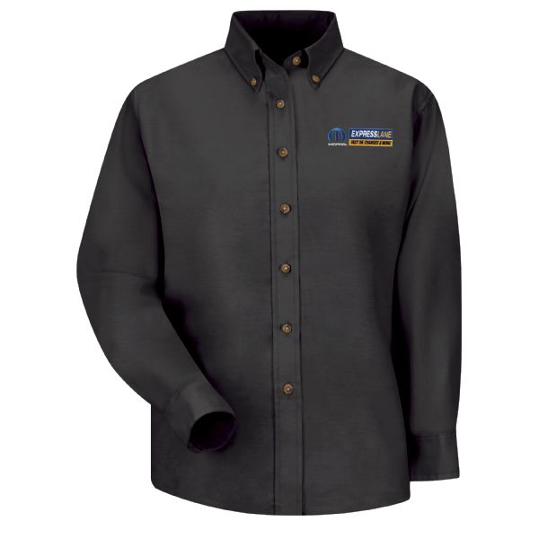 Mopar® Express Lane Women's Long Sleeve Poplin Dress Shirt Mopar® Express Lane Women's Long Sleeve Poplin Dress Shirt