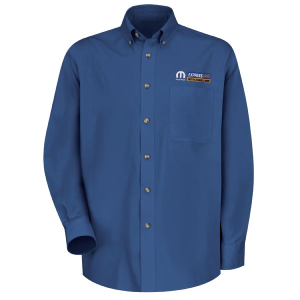 Mopar® Express Lane Men's Long Sleeve Meridian Performance Twill Shirt Mopar® Express Lane Men's Long Sleeve Meridian Performance Twill Shirt