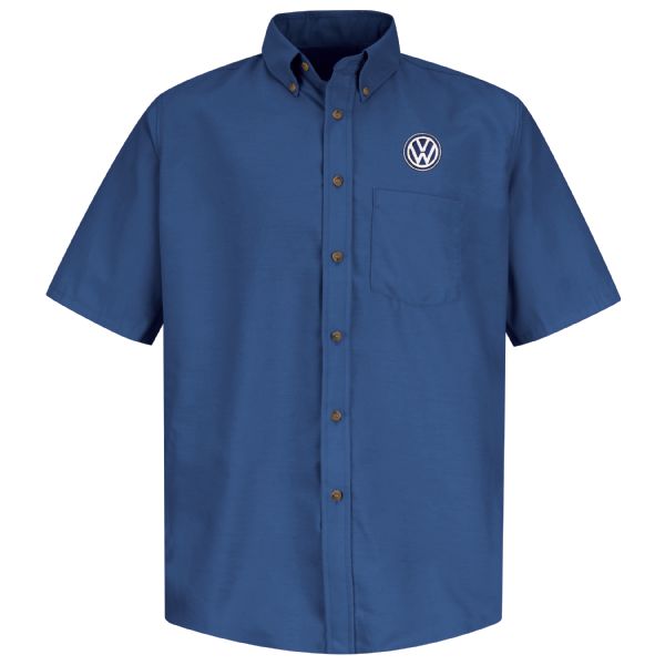 Volkswagen® Men's Short Sleeve Poplin Dress Shirt Volkswagen® Men's Short Sleeve Poplin Dress Shirt