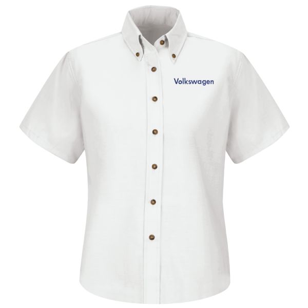 Volkswagen® Women's Short Sleeve Poplin Dress Shirt Volkswagen® Women's Short Sleeve Poplin Dress Shirt