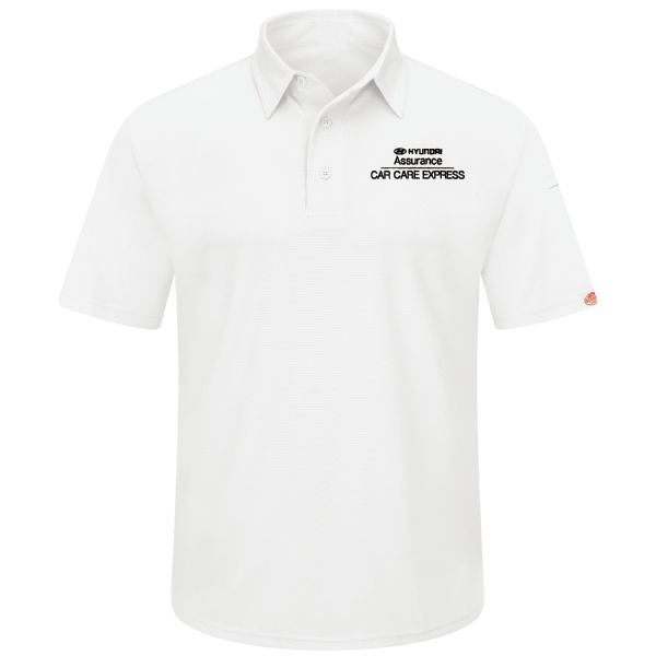 Hyundai® Assurance Car Care Express Men's Short Sleeve Performance Knit® Flex Series Pro Polo Hyundai® Assurance Car Care Express Men's Short Sleeve Performance Knit® Flex Series Pro Polo