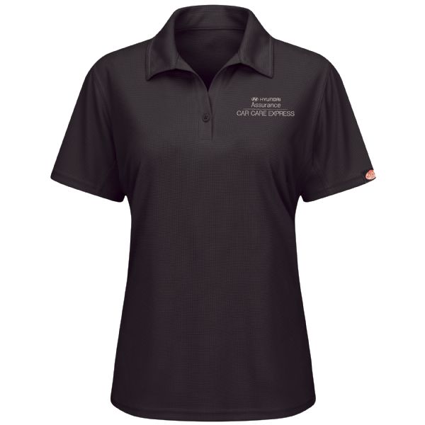Hyundai® Assurance Car Care Express Women's Short Sleeve Performance Knit® Flex Series Pro Polo Hyundai® Assurance Car Care Express Women's Short Sleeve Performance Knit® Flex Series Pro Polo