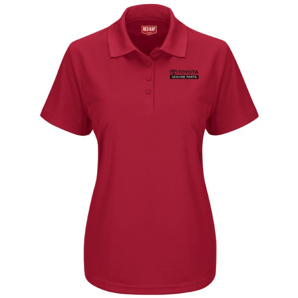 Toyota® Women's Short Sleeve Performance Knit® Pocketless Core Polo ...