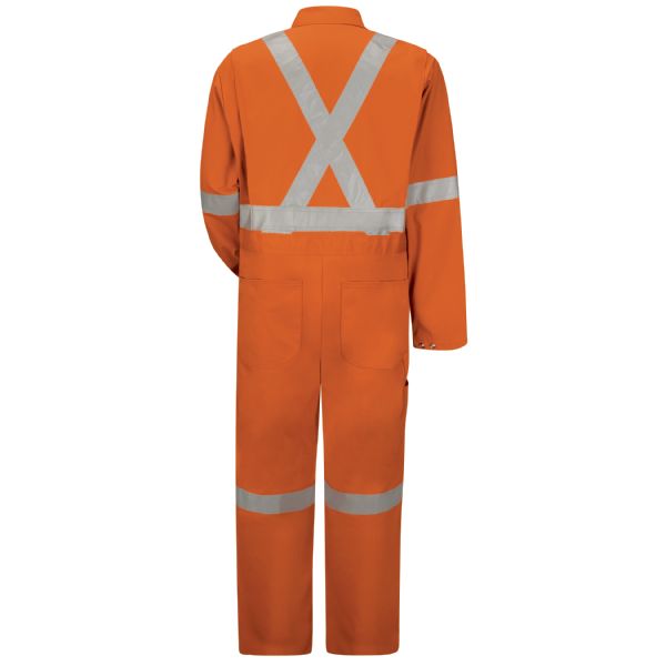 Hi-Visibility Button-Front Coverall With CSA Compliant Reflective Trim -  WWOF Wholesale Product Guide