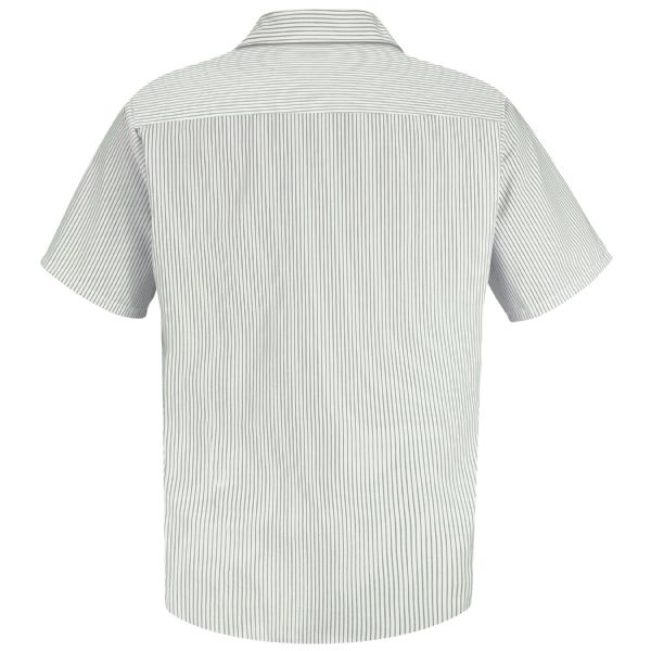 Men's Short Sleeve Striped Work Shirt - WWOF Wholesale Product Guide