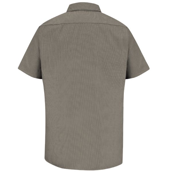 Men's Short Sleeve Microcheck Uniform Shirt - WWOF Wholesale Product Guide