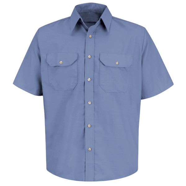 Men's Short Sleeve Solid Dress Uniform Shirt - WWOF Wholesale Product Guide